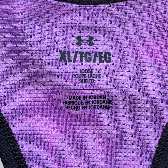 Under Armour PROJECT ROCK Mens XL Tank Top Dwayne Johnson Mesh Summer Beach - Picture 4 of 8